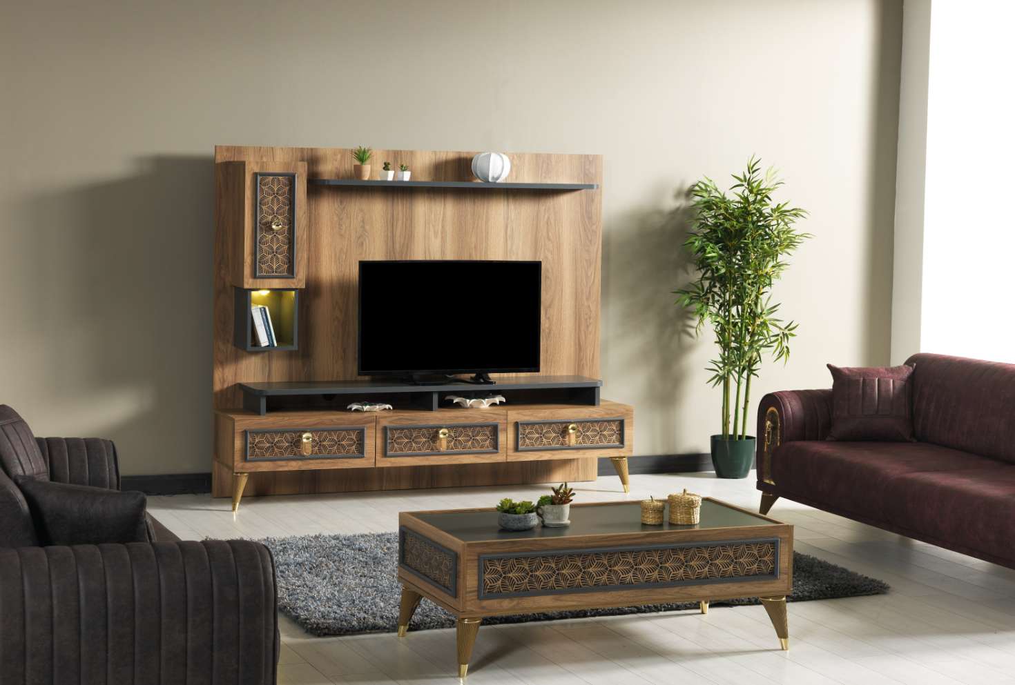 DİAMOND  FONLU TV ÜNİTESİ